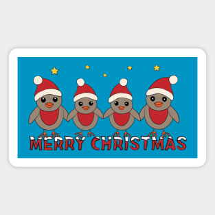 Christmas Robins Magnet